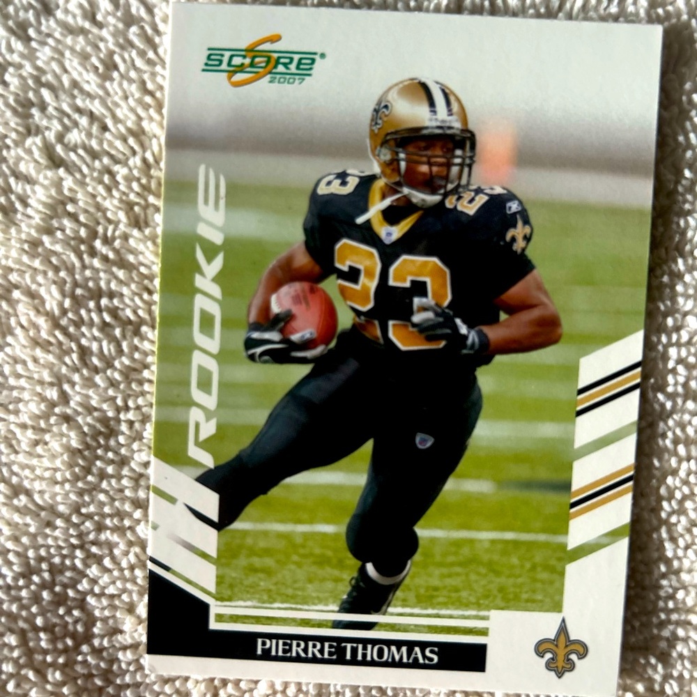 Pierre Thomas 2007 Score Rookie Card